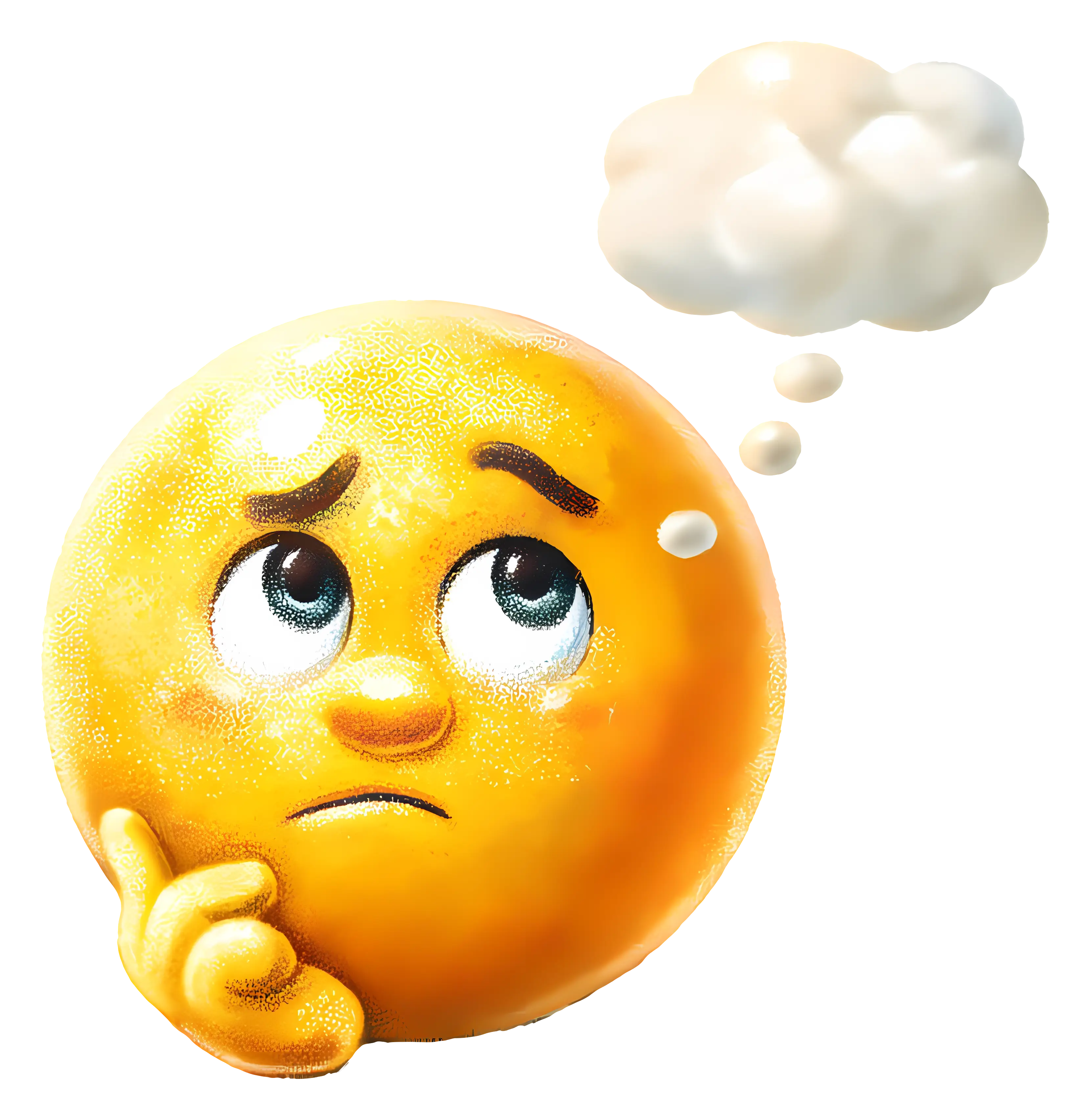 Thinking Emoji with Cloud