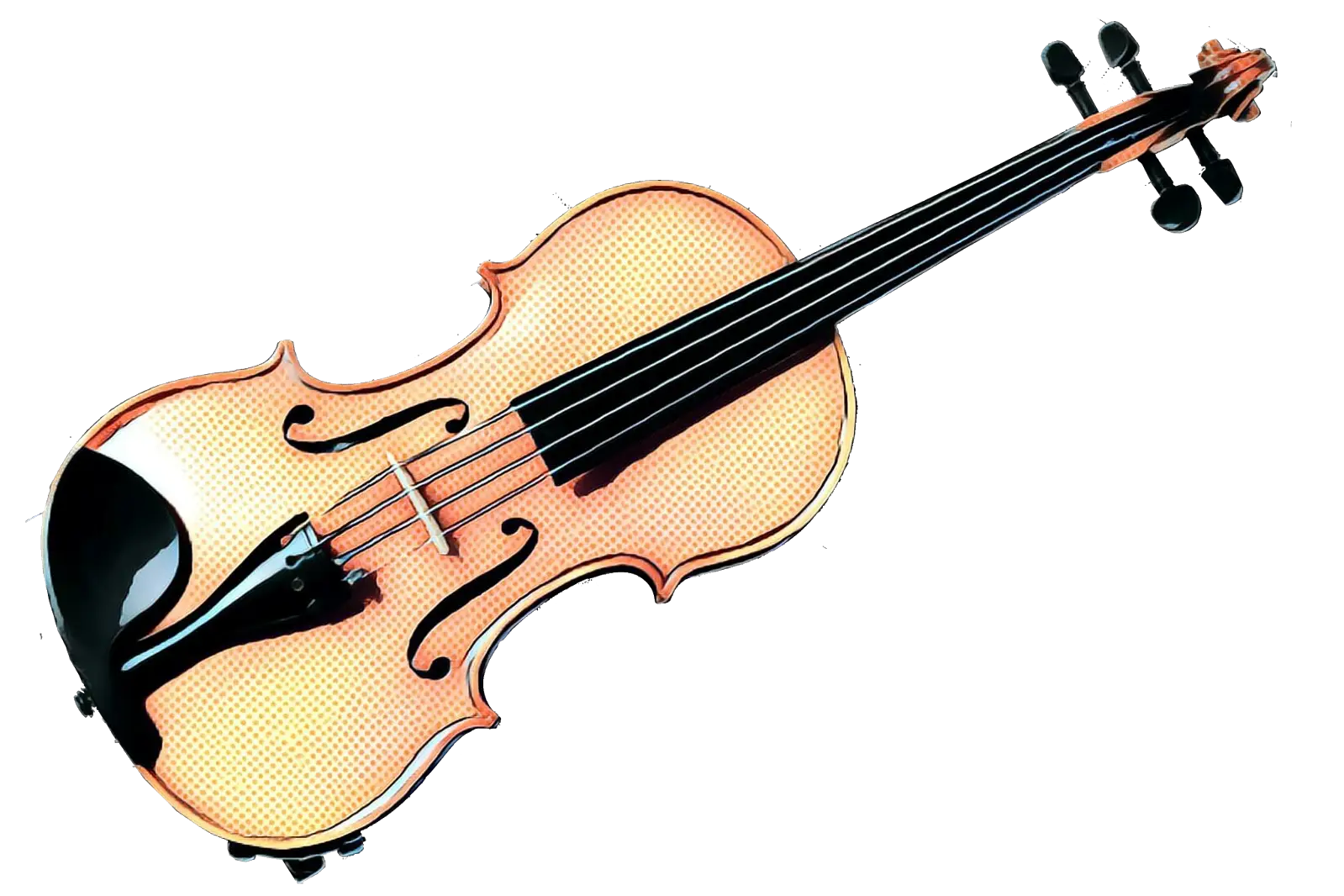 Elegant Violin Illustration