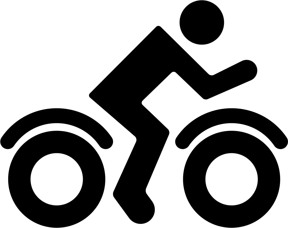 Bicycle Rider Silhouette Icon