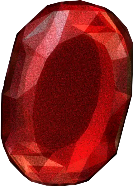 Shiny Red Gemstone