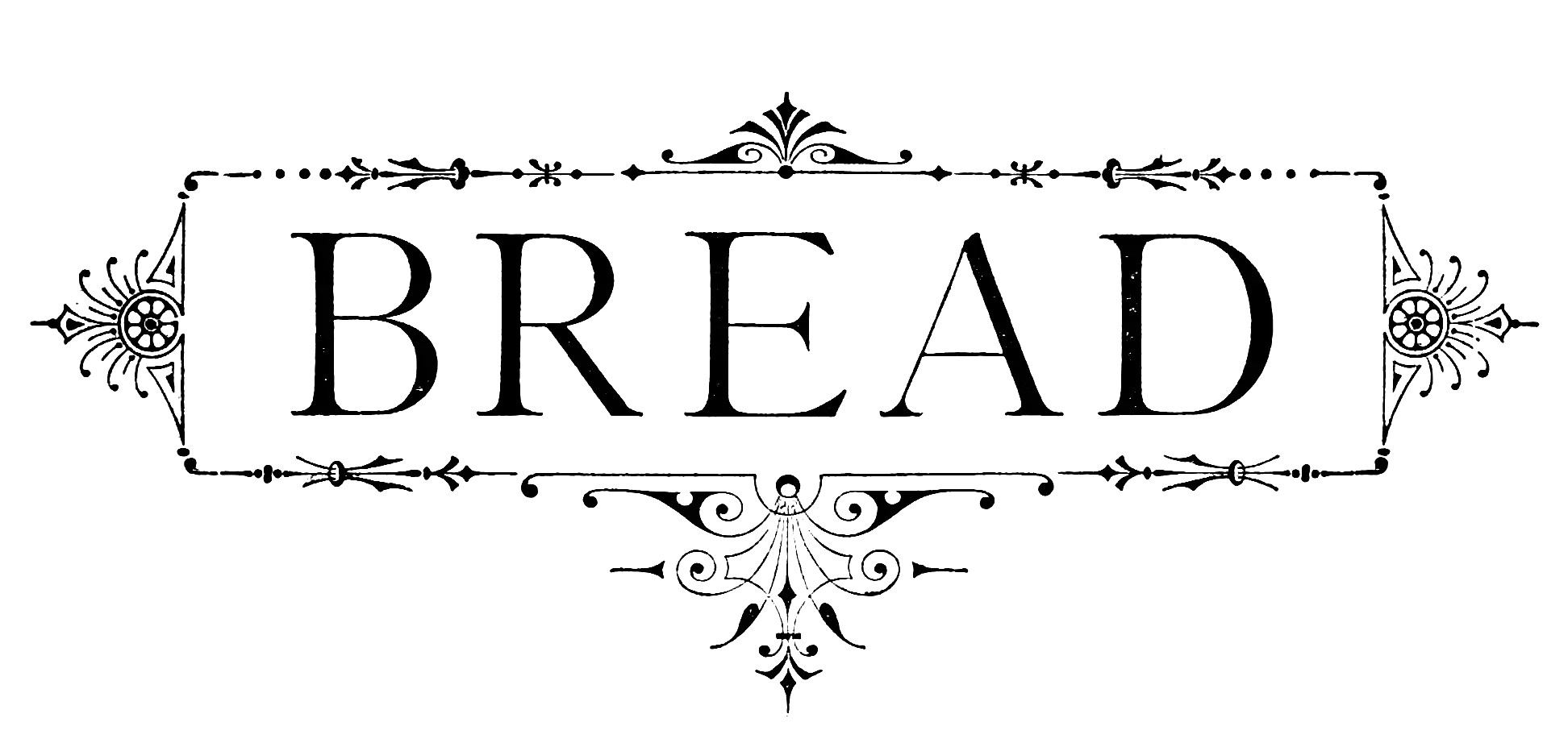 Bread Typography Design