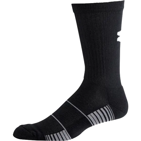 Black Sock with Pattern Detail