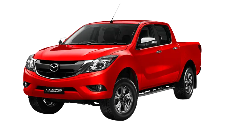 Red Pickup Truck for Off-road and Versatile Use