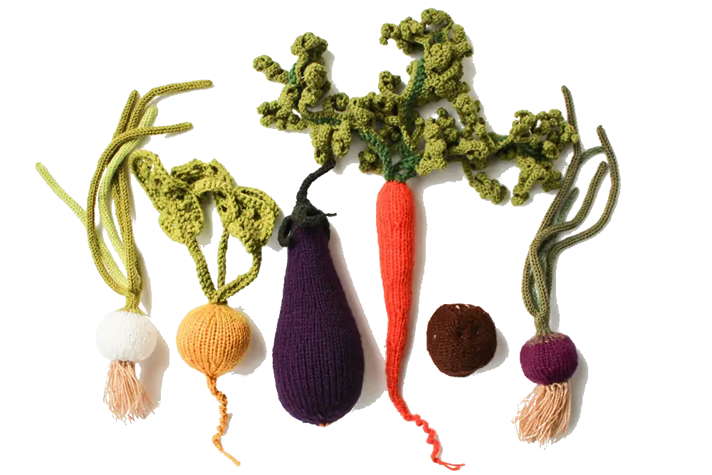 Handmade Knitted Vegetables