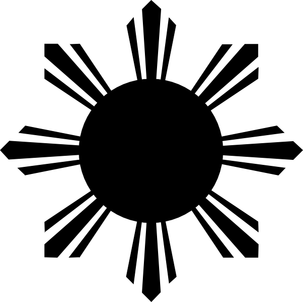 Black Sun Symbol Design