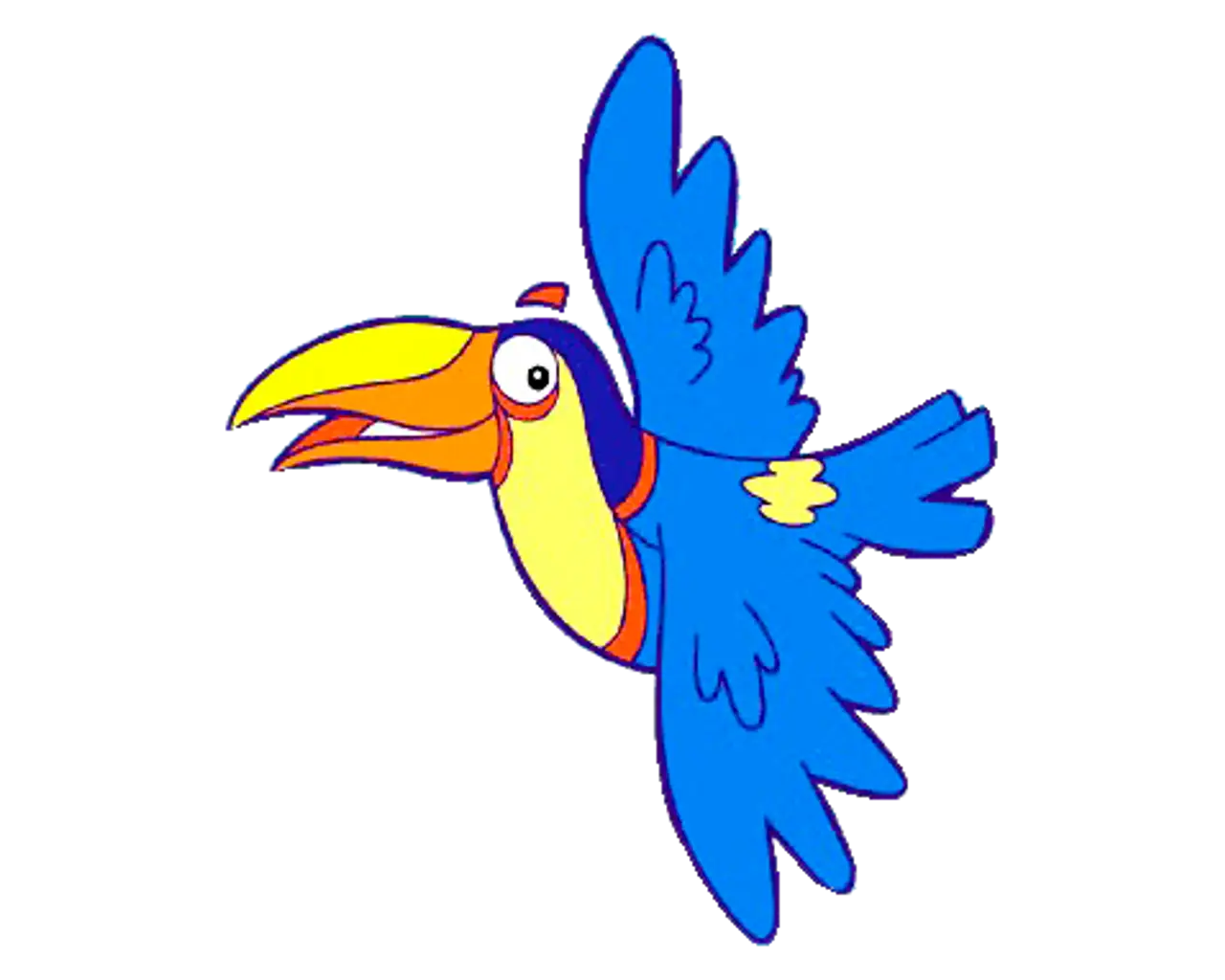 Colorful Cartoon Bird