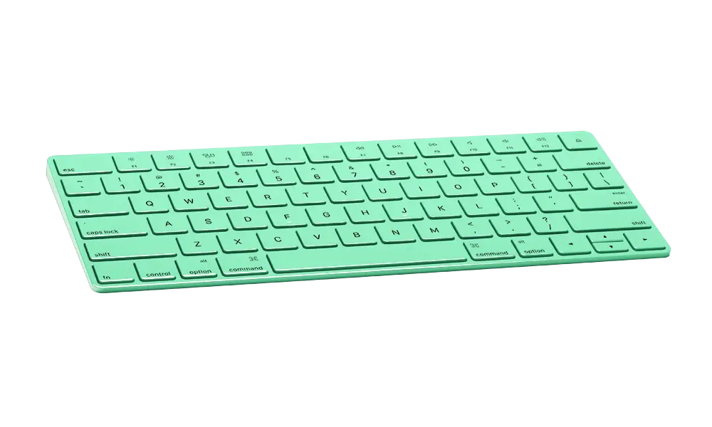 Green Computer Keyboard