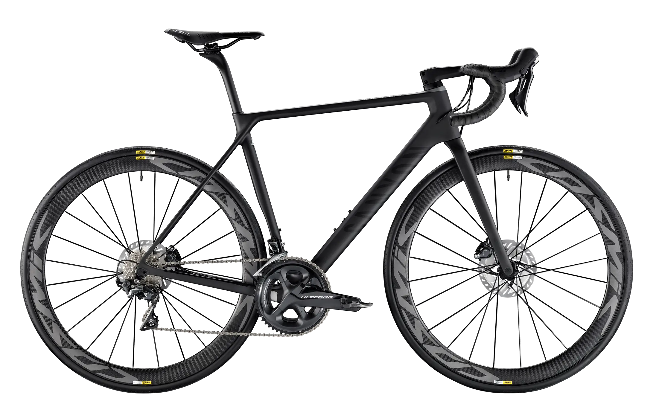 Sleek Black Road Bike for Cycling Enthusiasts
