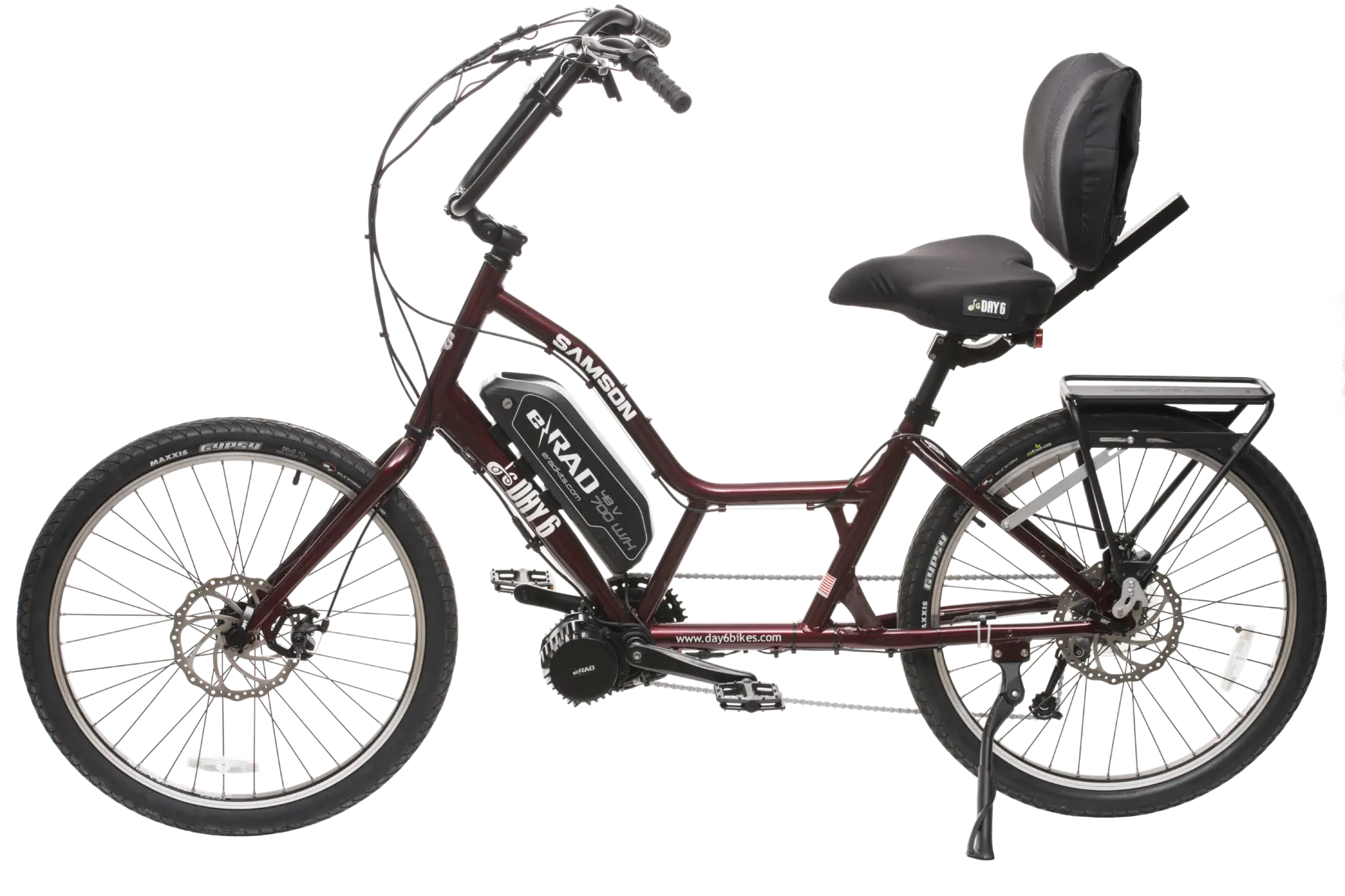 Electric Bicycle with Backrest for Comfortable Rides