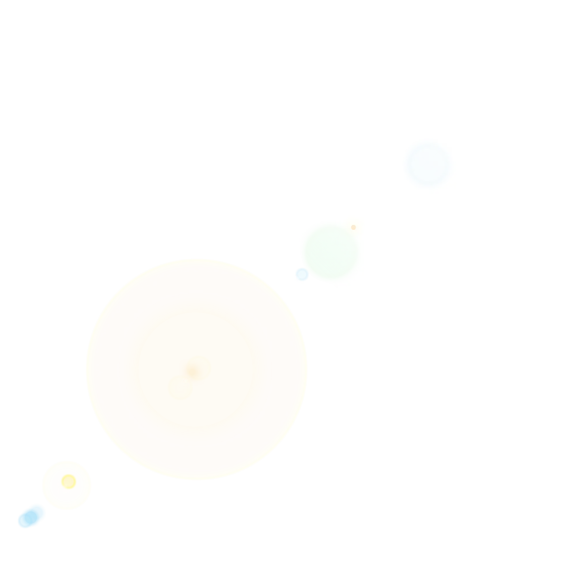 Glowing Transparent Sparkles for Decorative Effects
