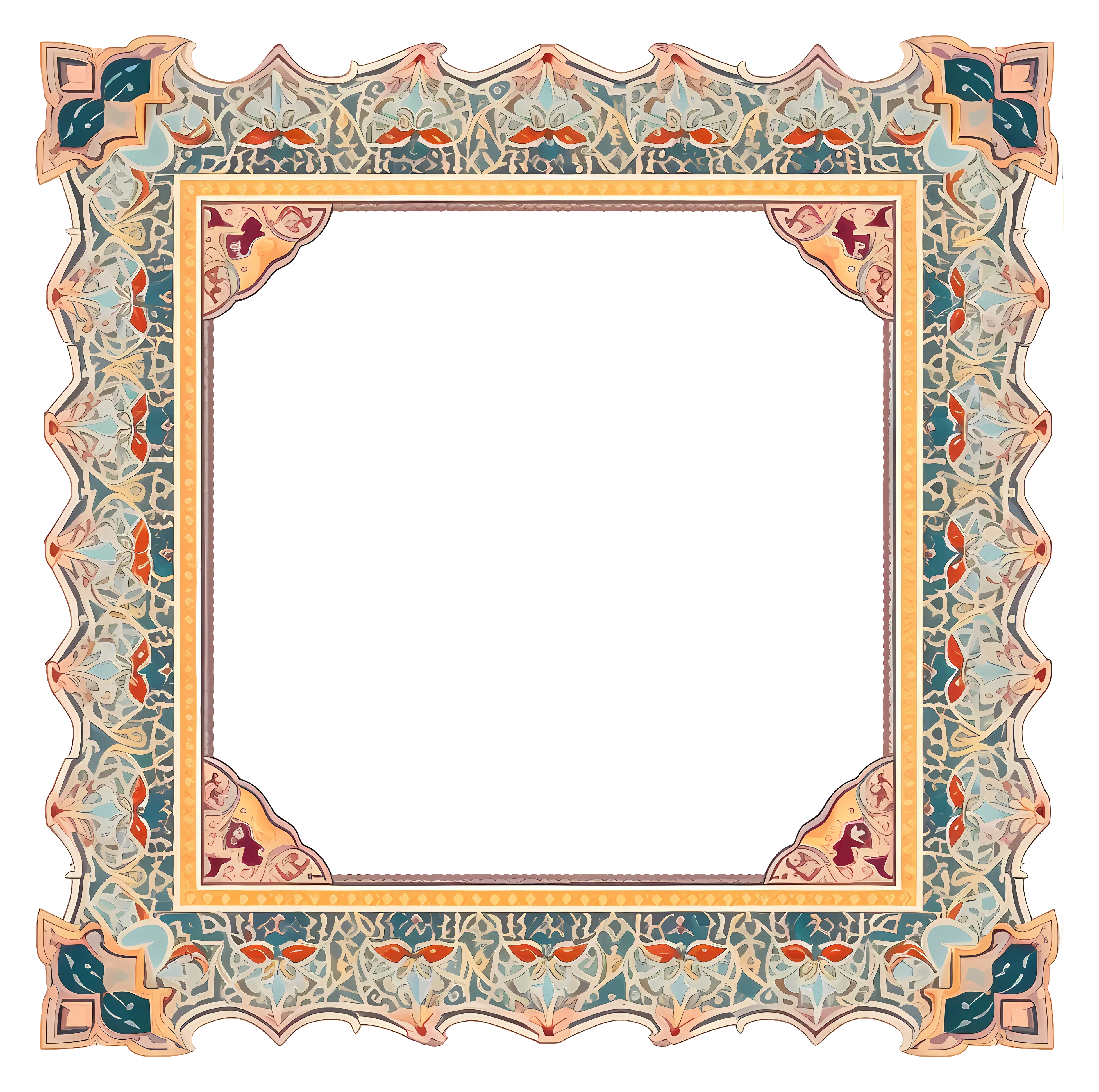 Intricate Square Decorative Frame