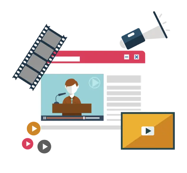 Online Media Content Illustration
