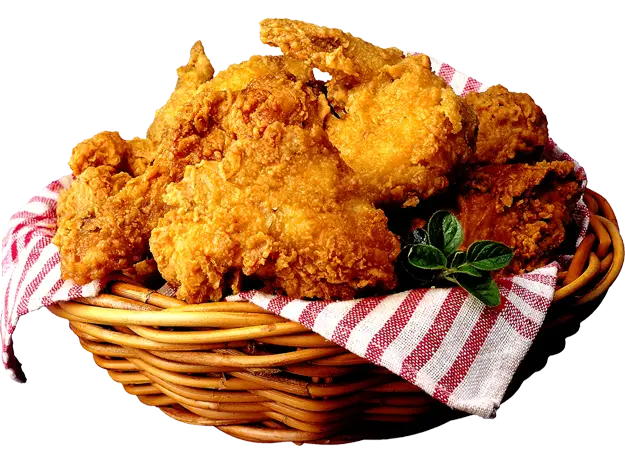 Delicious Fried Chicken in Basket