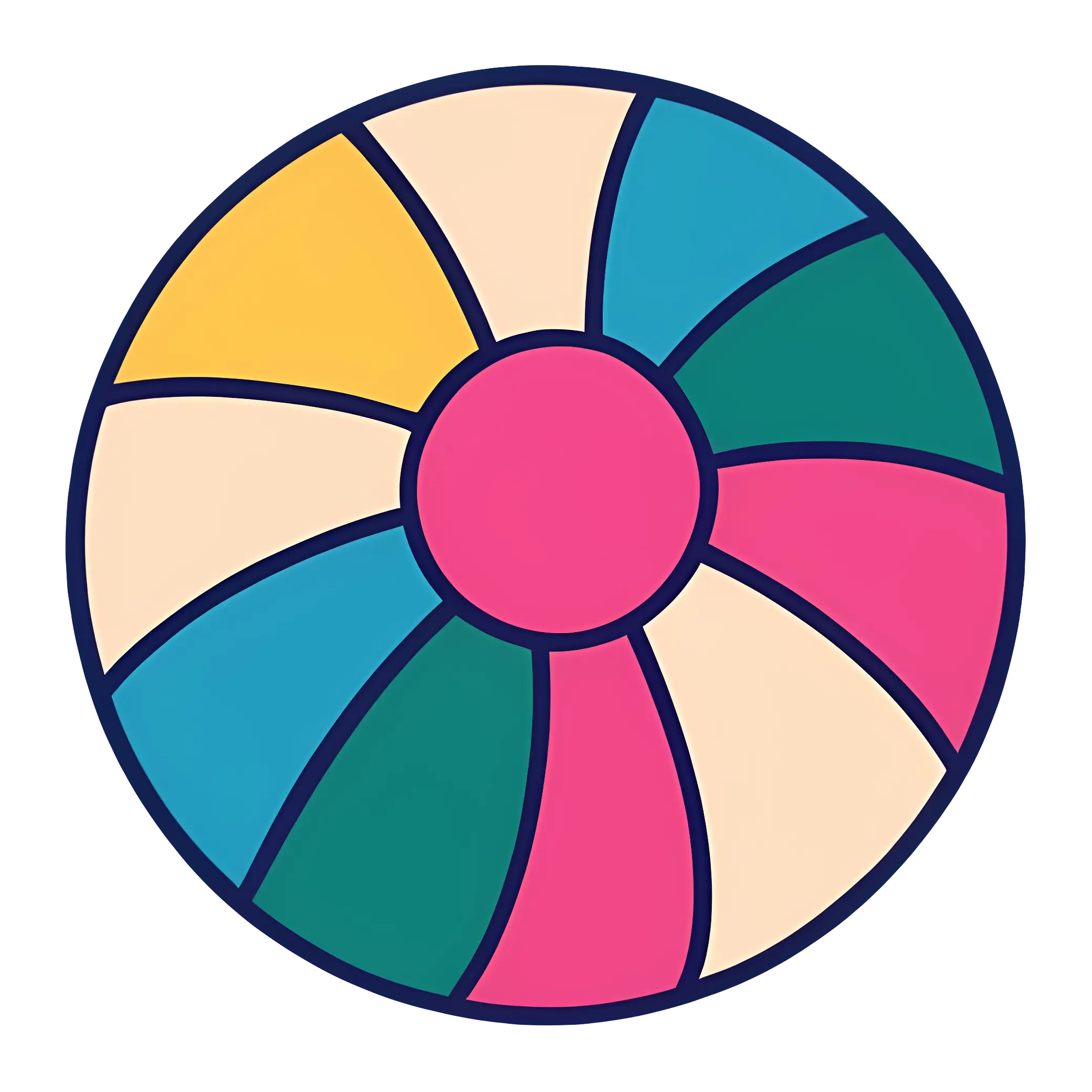 Colorful Ball Illustration