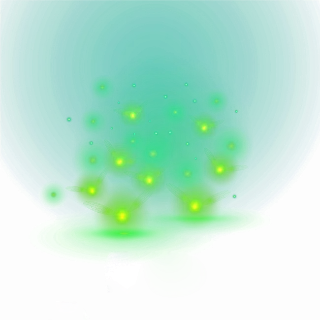 Green Sparkling Effect