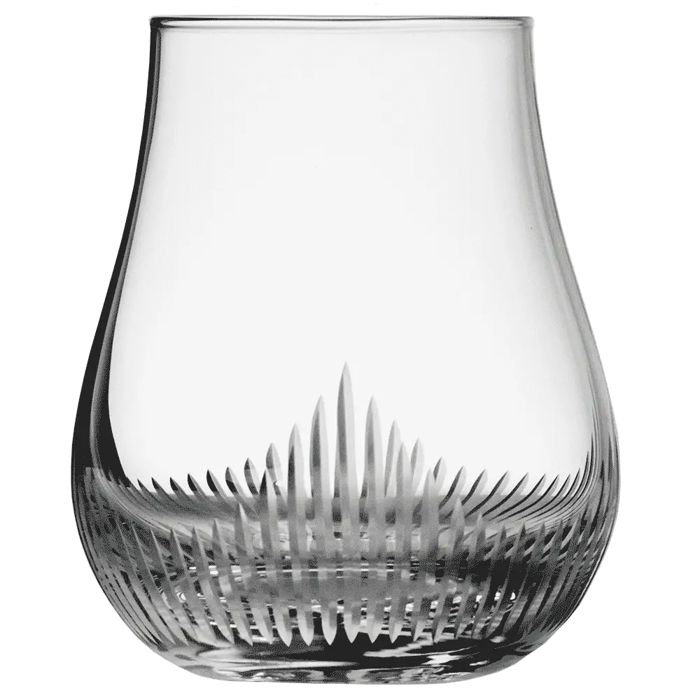 Clear Curved Glass Drinkware