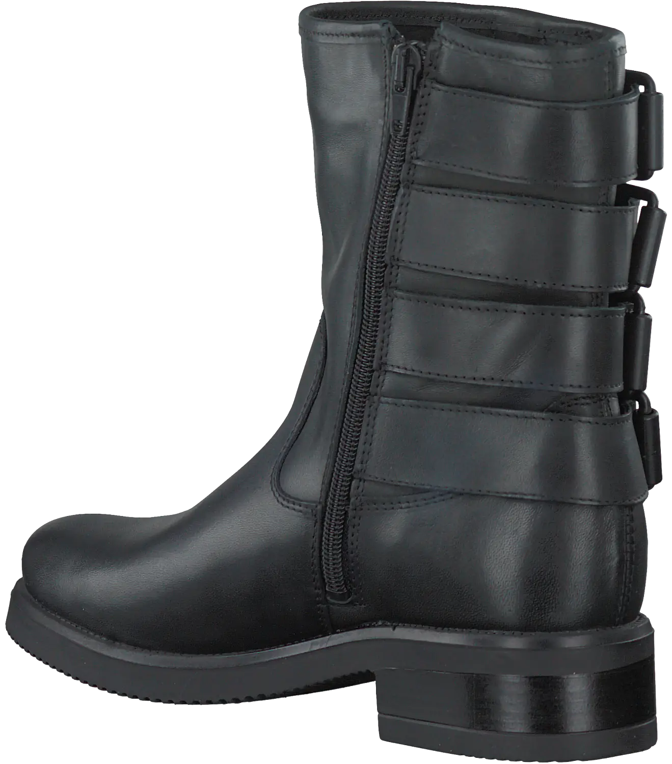 Stylish Black Leather Boot