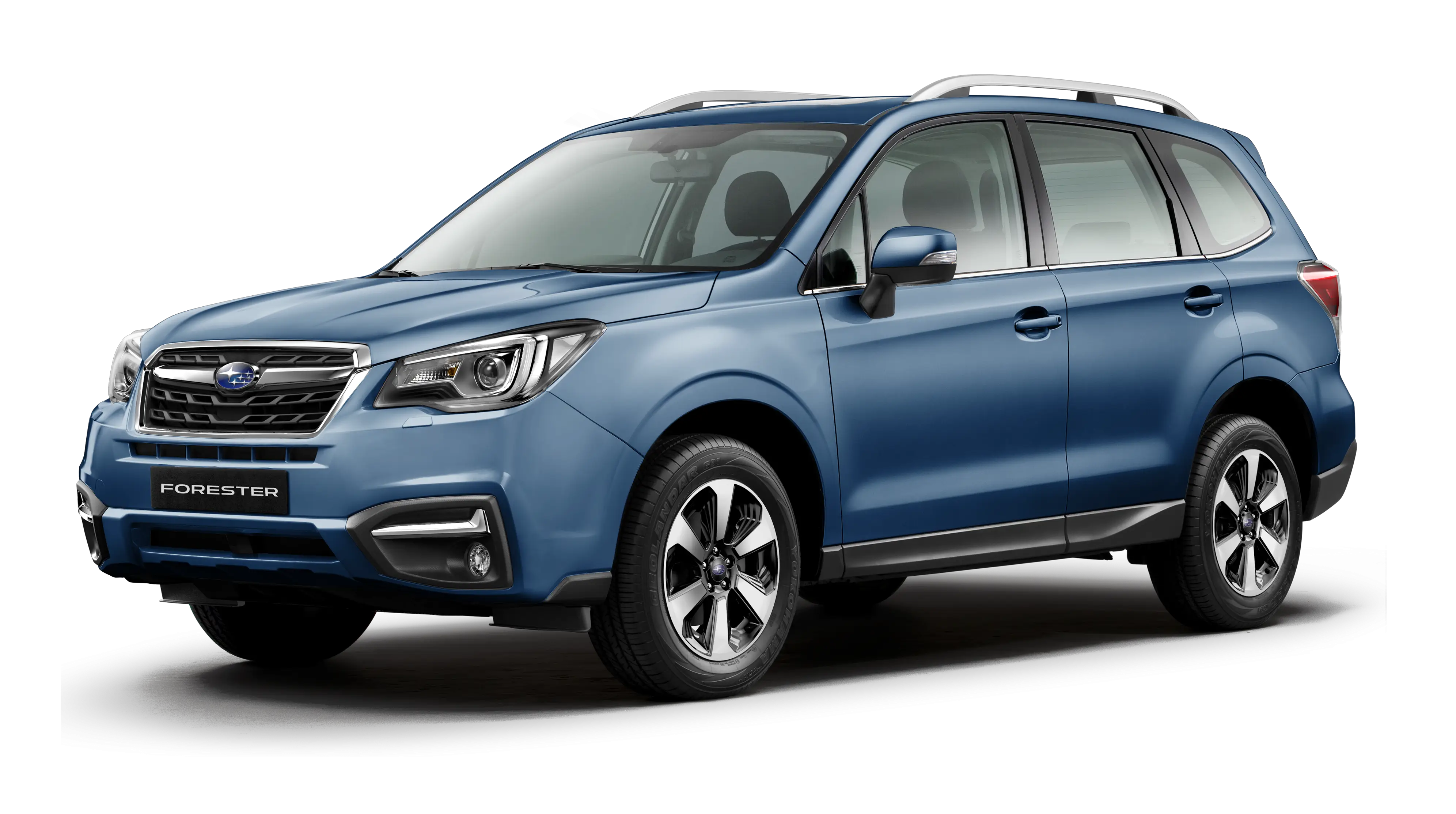 Blue Subaru SUV