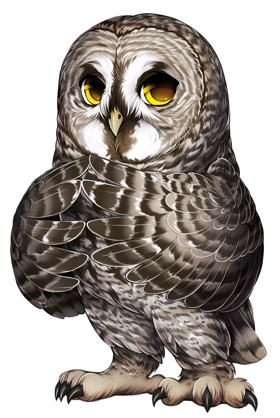 Realistic Owl Illustration