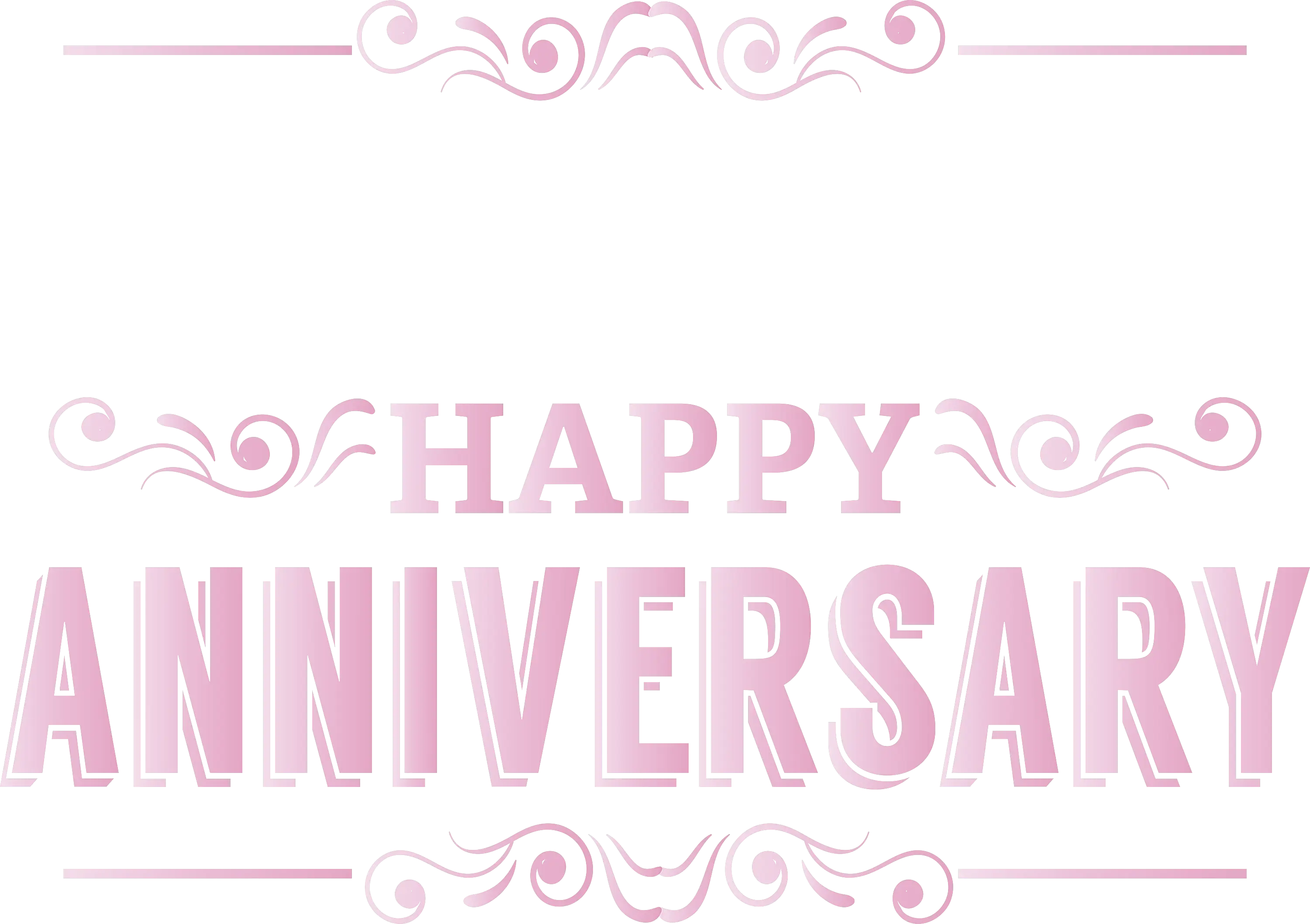 Happy Anniversary Text Art