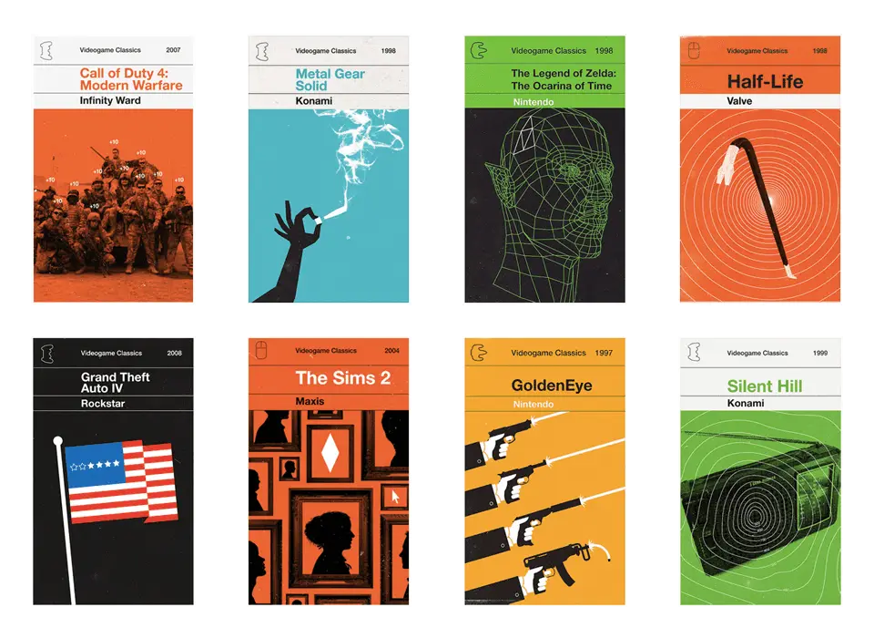 Classic Video Game Covers