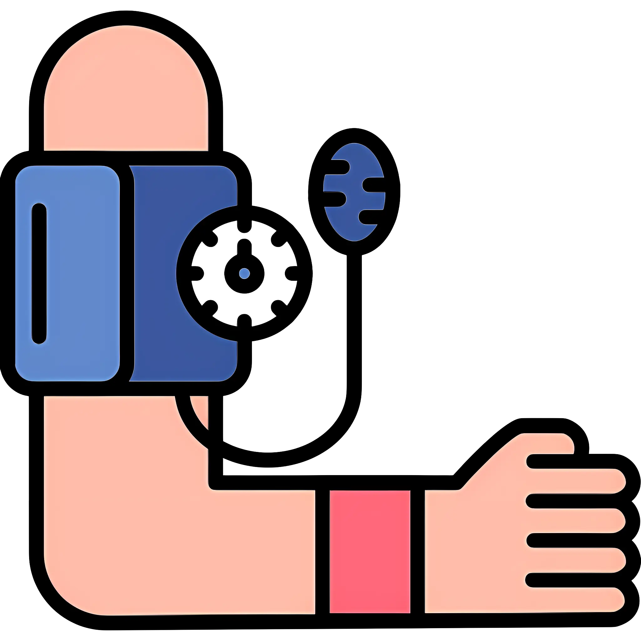Blood Pressure Monitor on Arm