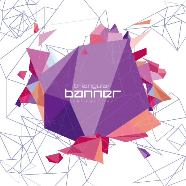 Abstract Geometric Banner