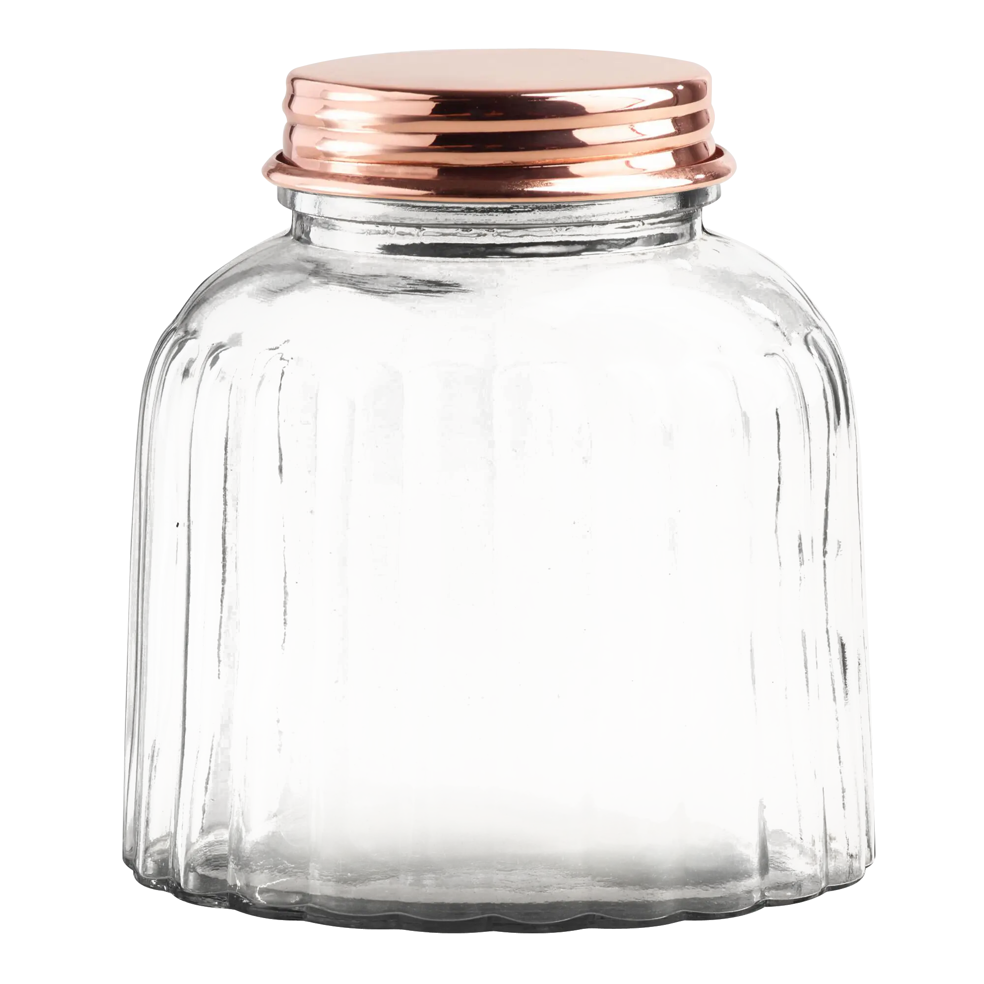Glass Jar with Copper Lid