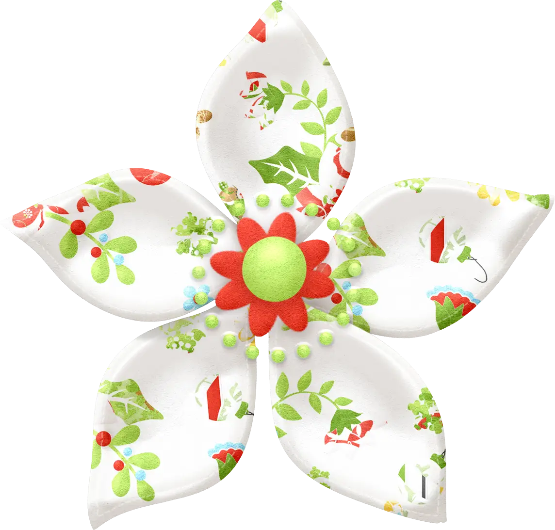 Colorful Patterned Flower Decoration