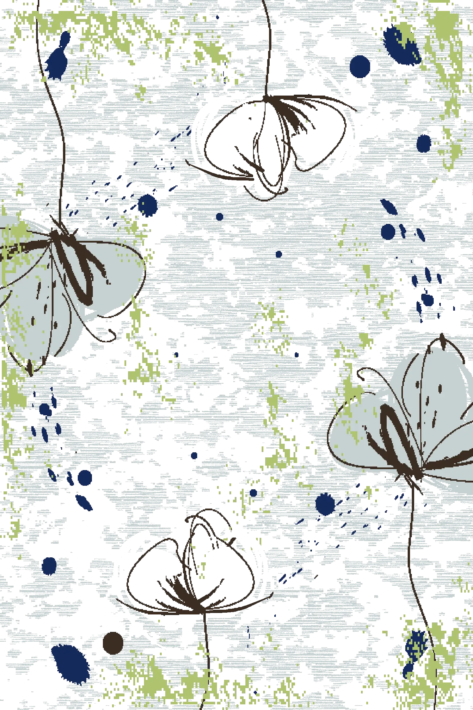 Modern Abstract Flower Pattern