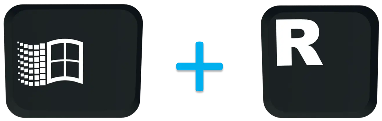 Keyboard Shortcut: Windows Key + R