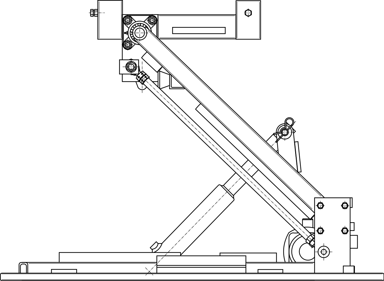 Mechanical Drawing Blueprint