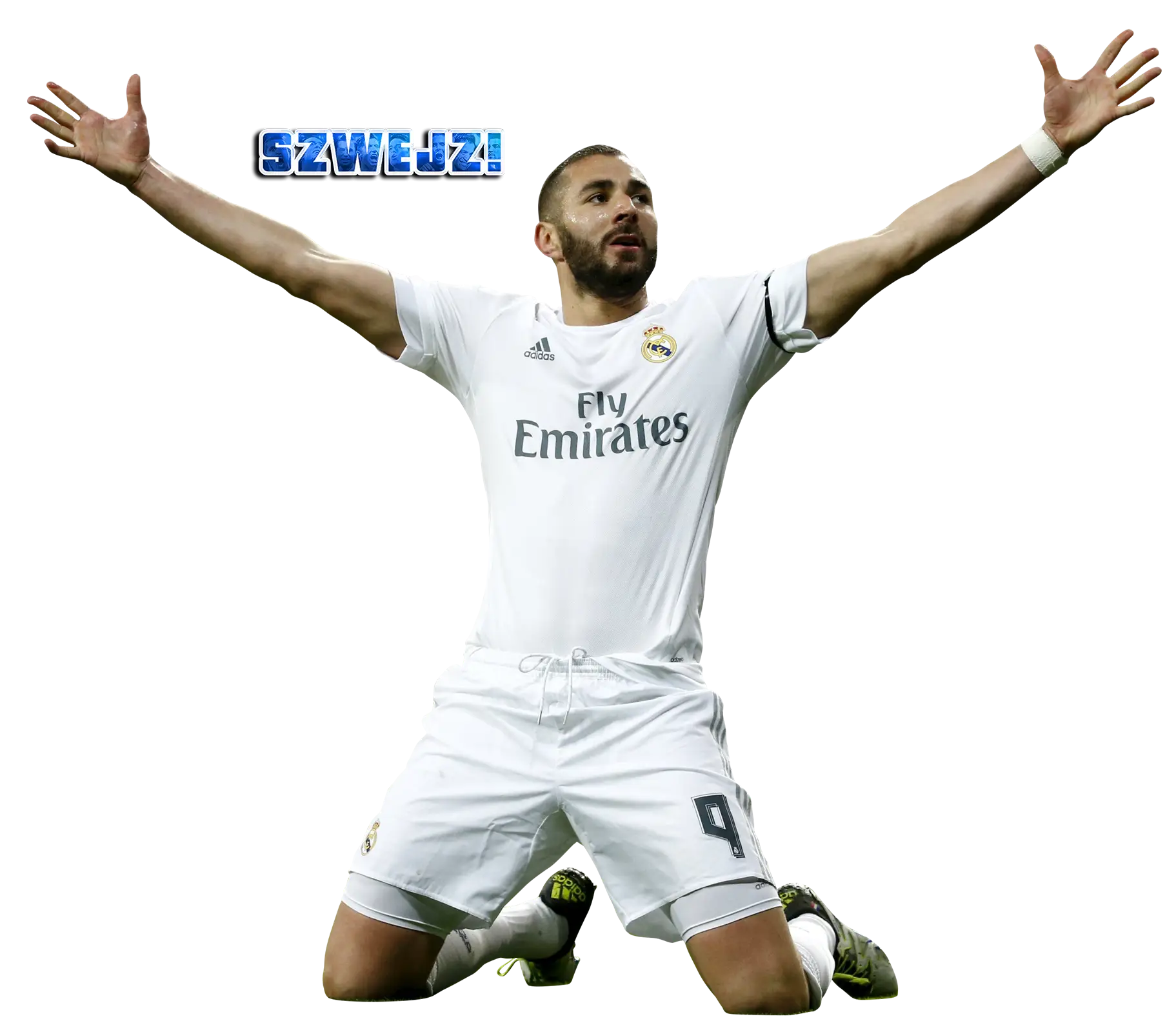Soccer Player Celebrating a Goal