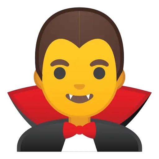 Vampire Emoji for Halloween Fun