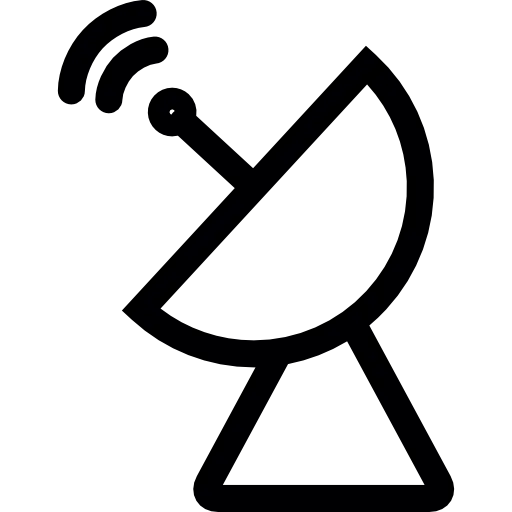 Satellite Dish Communication Symbol