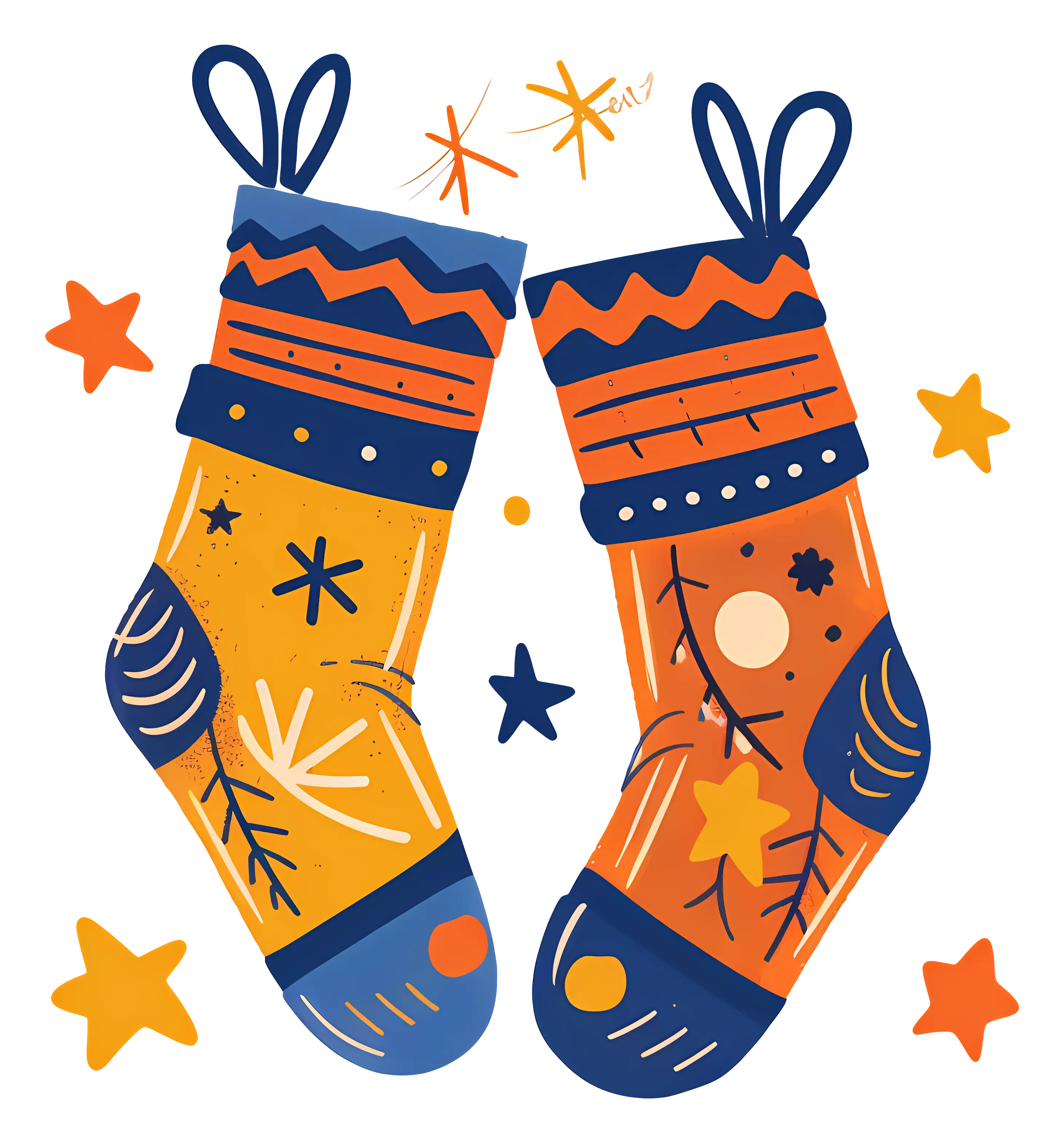 Patterned Warm Socks