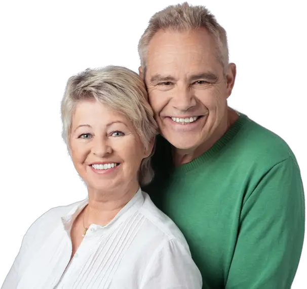 Smiling Elderly Couple Portrait