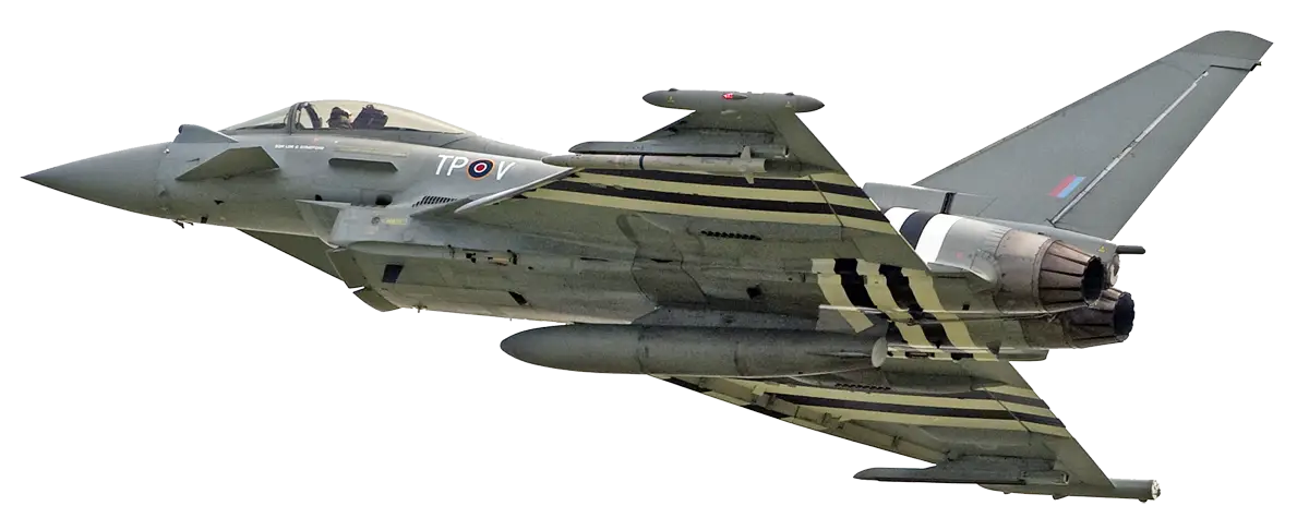 Military Fighter Jet in Flight