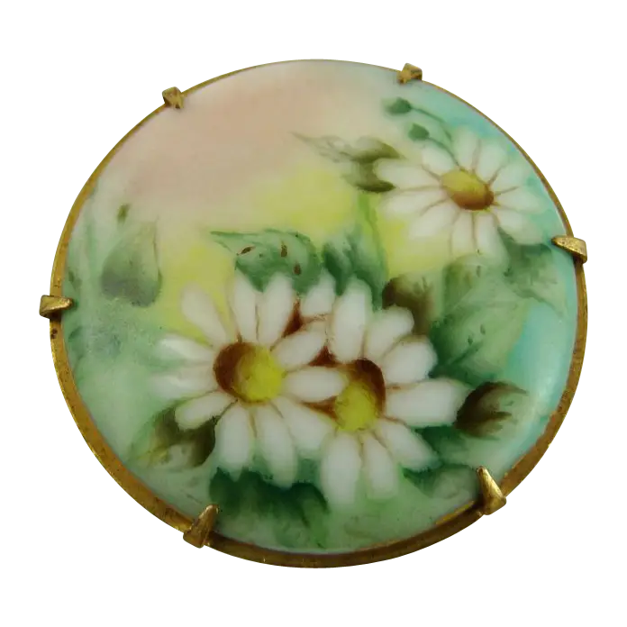 Vintage Floral Brooch