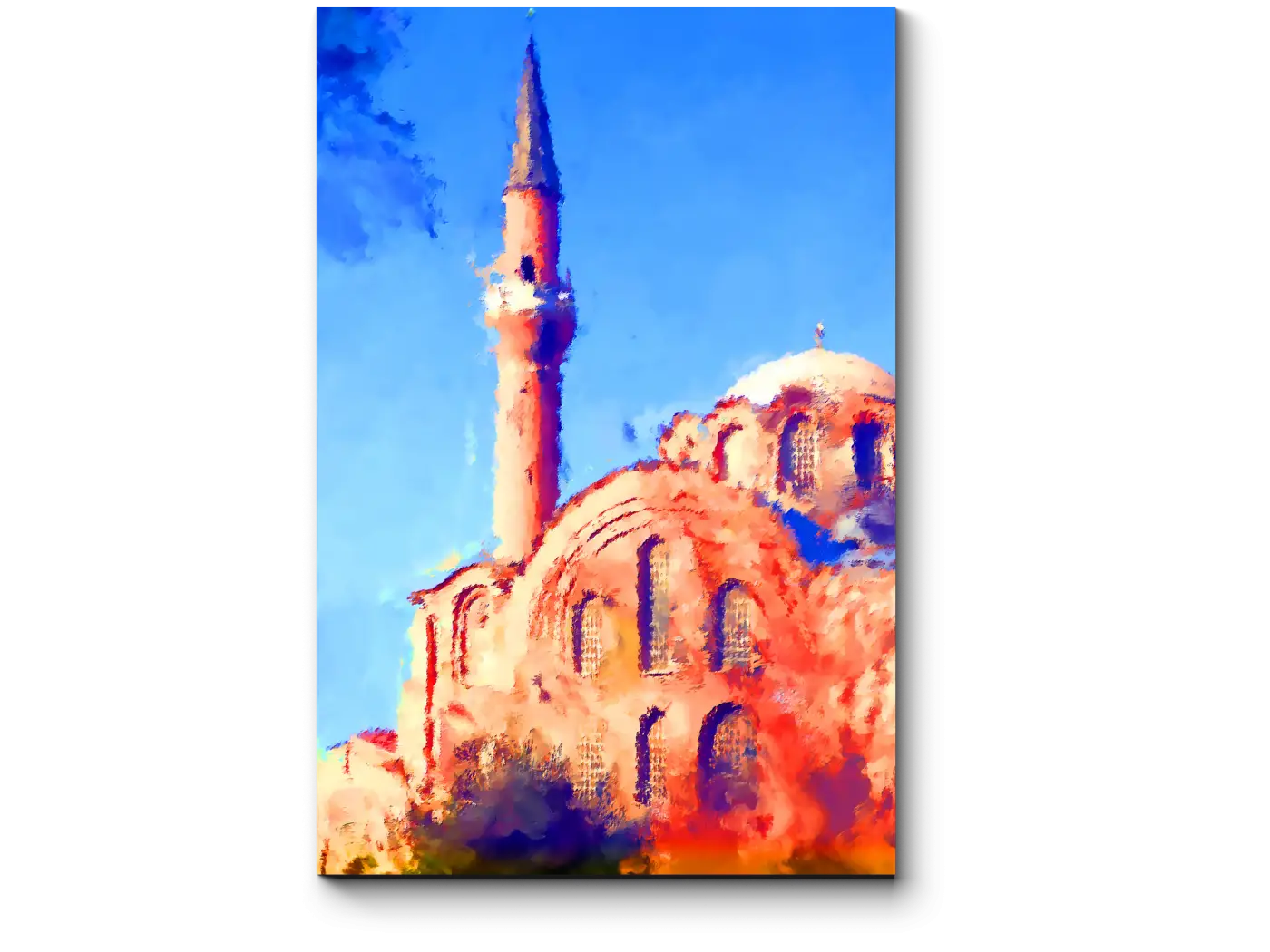 Beautiful Mosque with Minaret
