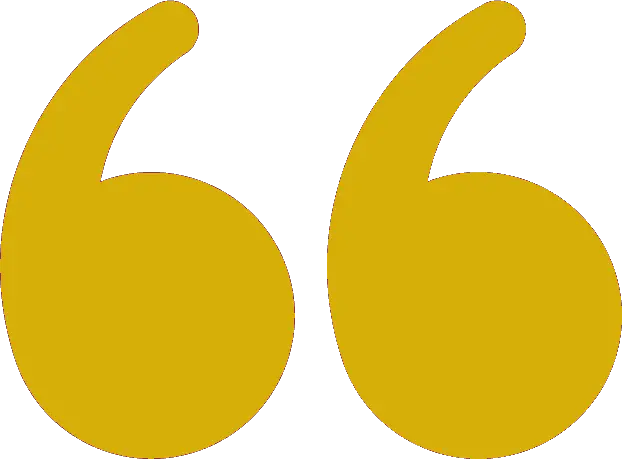 Golden Quotation Marks Symbol