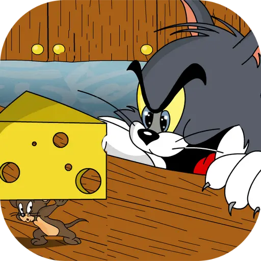 Tom and Jerry Cartoon Scene