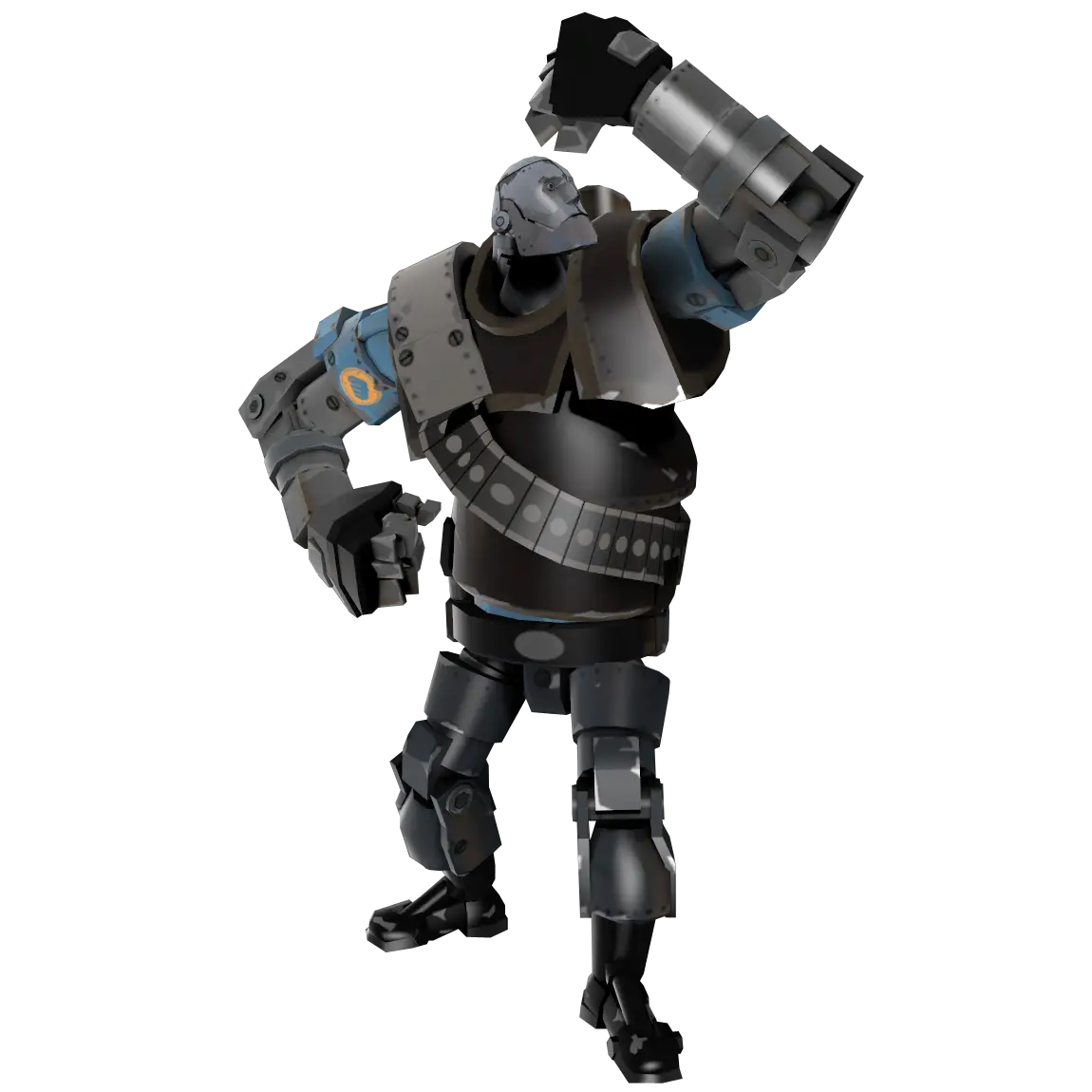Futuristic Robot Character