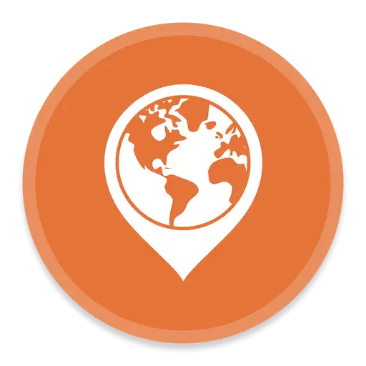 Globe Location Icon