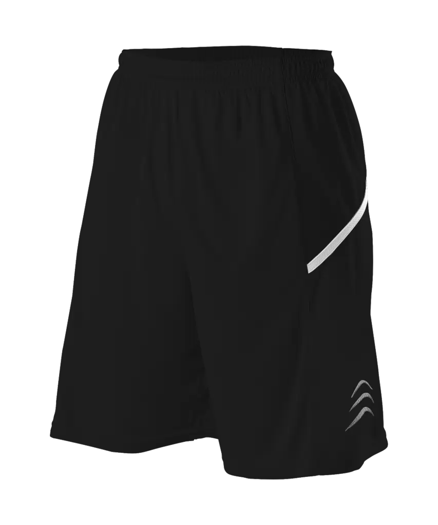 Black Sports Shorts for Athletic Wear