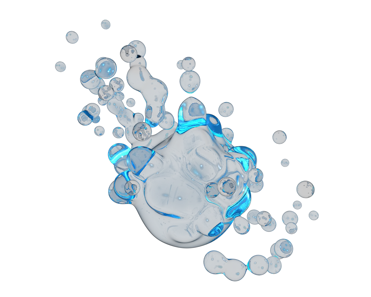 Water Bubbles Splash
