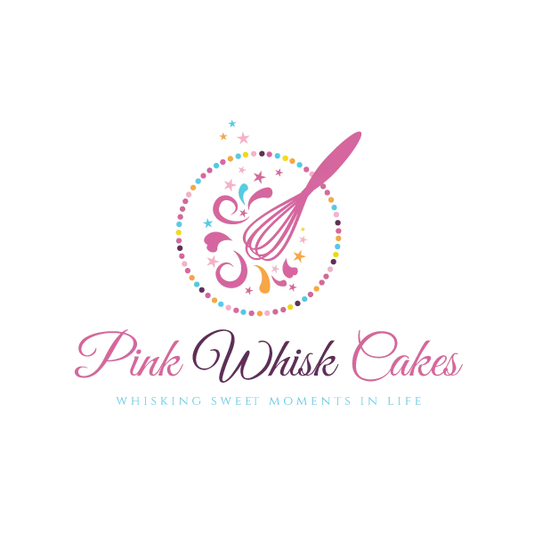 Pink Whisk Cakes Logo