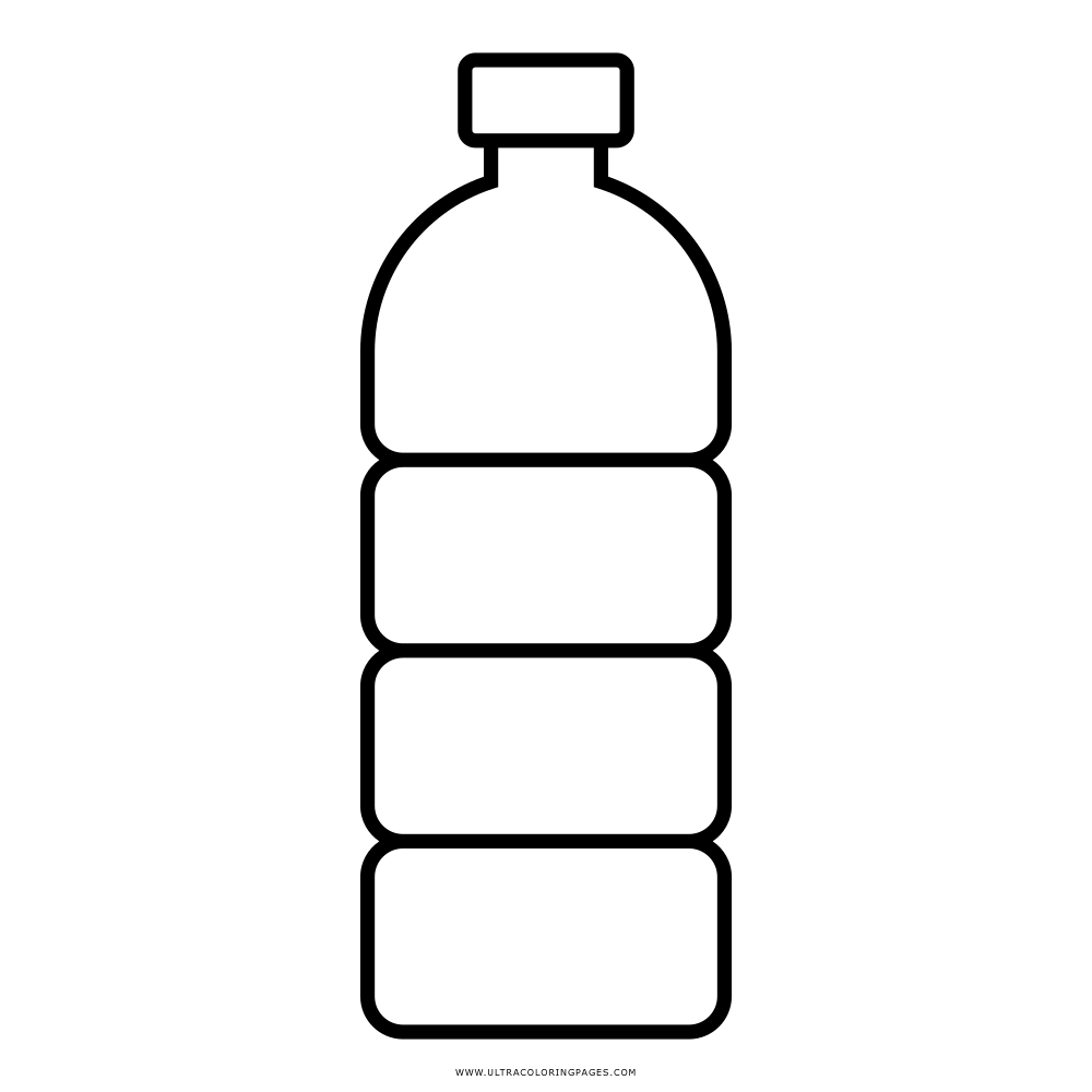 Outline of a Plastic Bottle