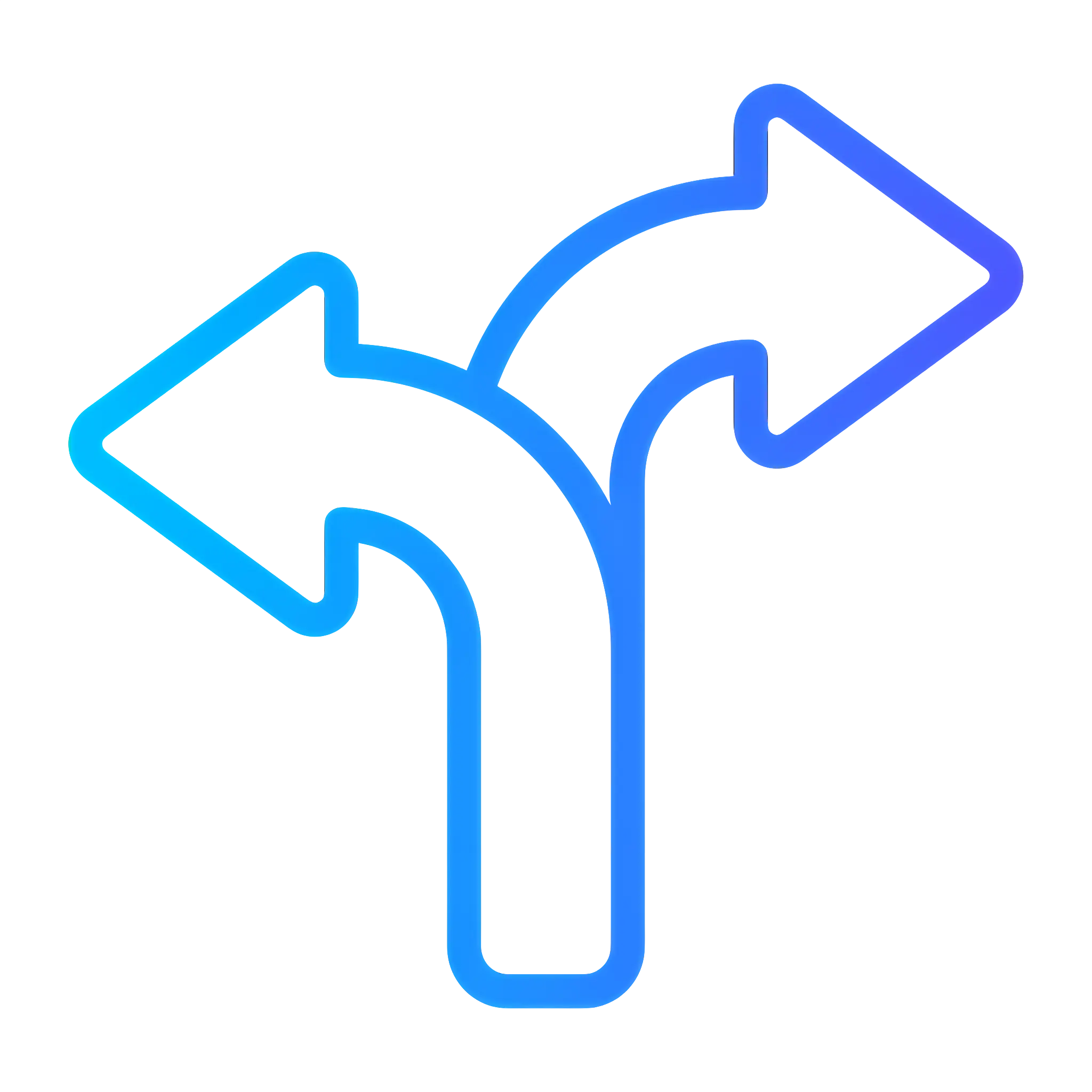 Blue Double Arrow Symbol
