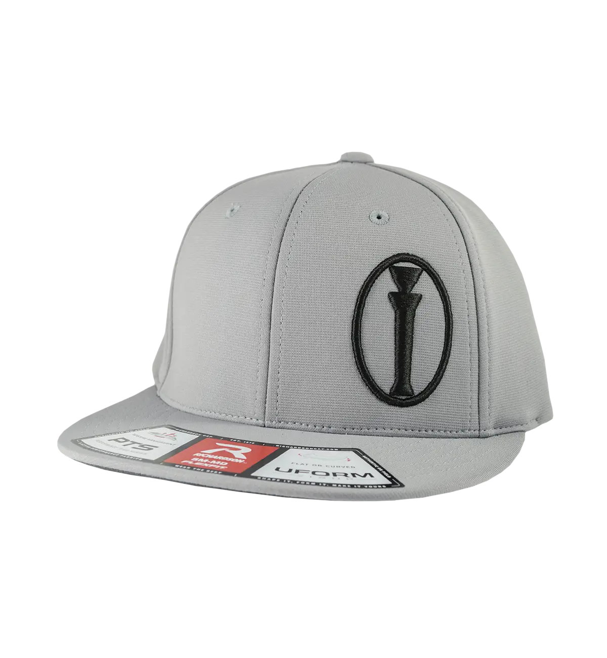 Gray Cap with Black Logo